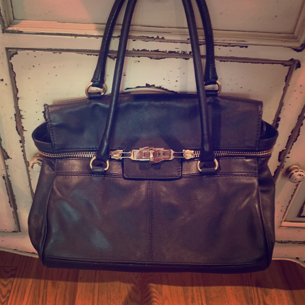 Black used MaxMara handbag.